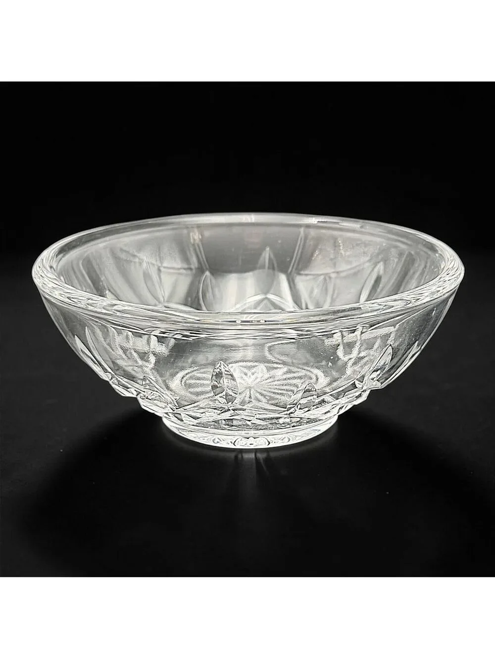 Vtg Waterford Crystal Bowl Signed Irish Cut Crystal Candy Nut Trinket Dish